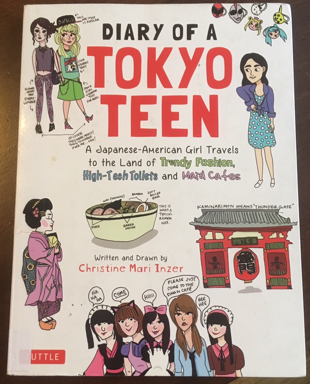 Diary of a Tokyo teen by Christine Mari Izner book cover 