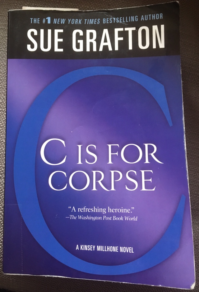 C is for corpse: a Kinsey Millhone mystery by Sue Grafton book cover